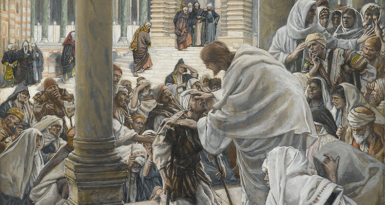 Jésus guérit un malade au Temple