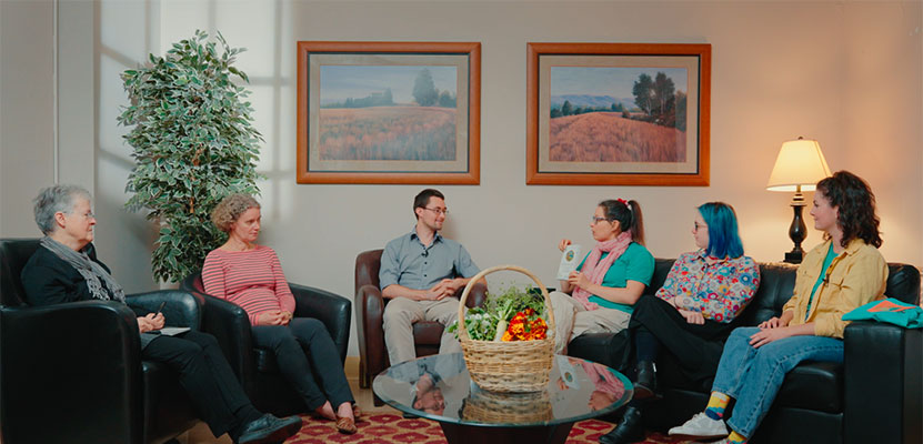 Stéphanie Tremblay, DoriAnne Morasse, Gabrielle Nobert-Hivon, Christine Juge, Lise Gauvreau et Maxime Scrive