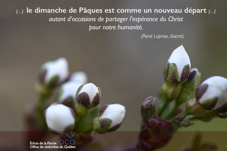 Pâques Bourgeons, vie nouvelle à espérer