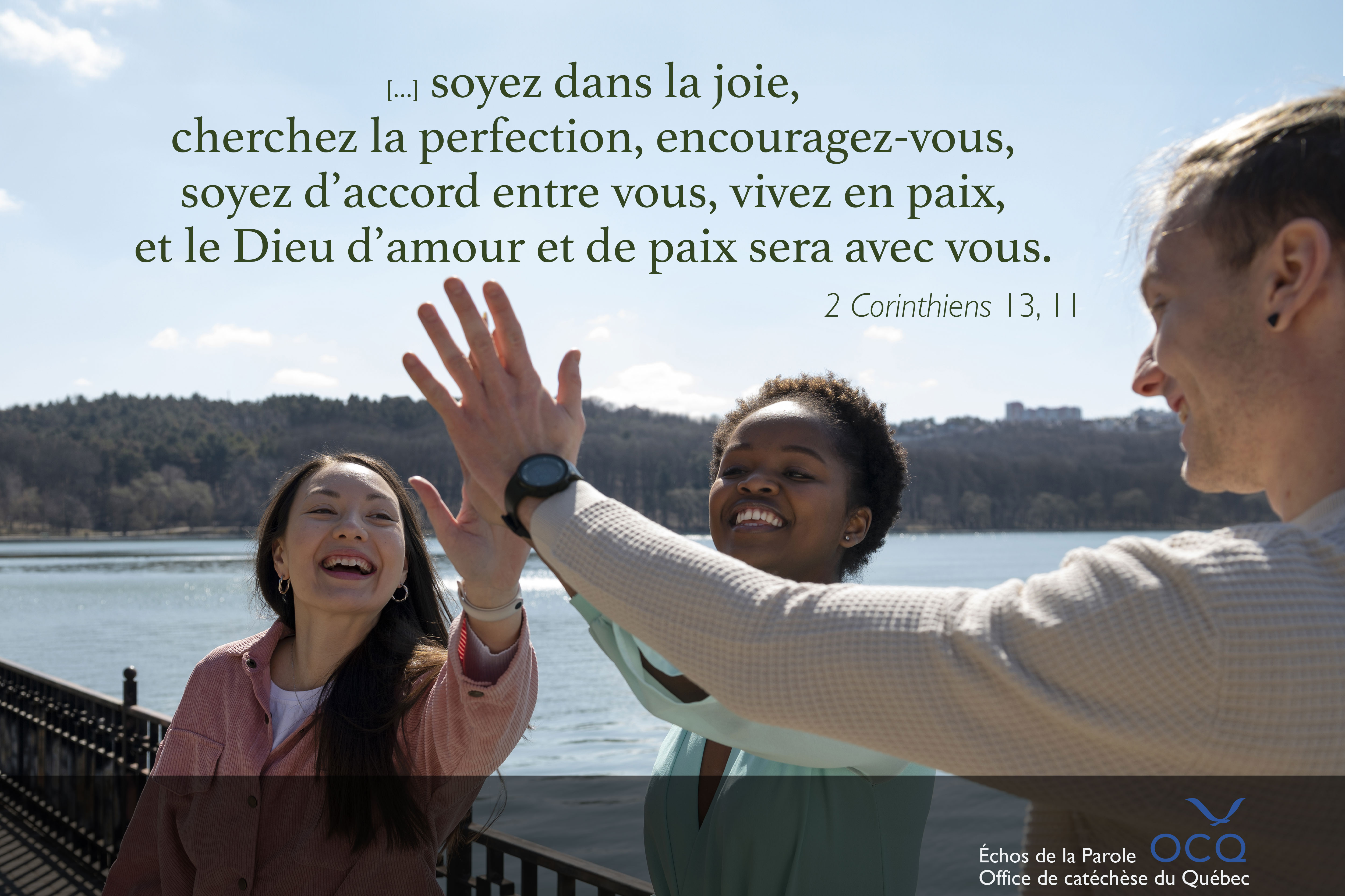 Amis dans la joie et la solidarité