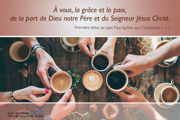 Un réseau tissé serré café et chocolat chaud