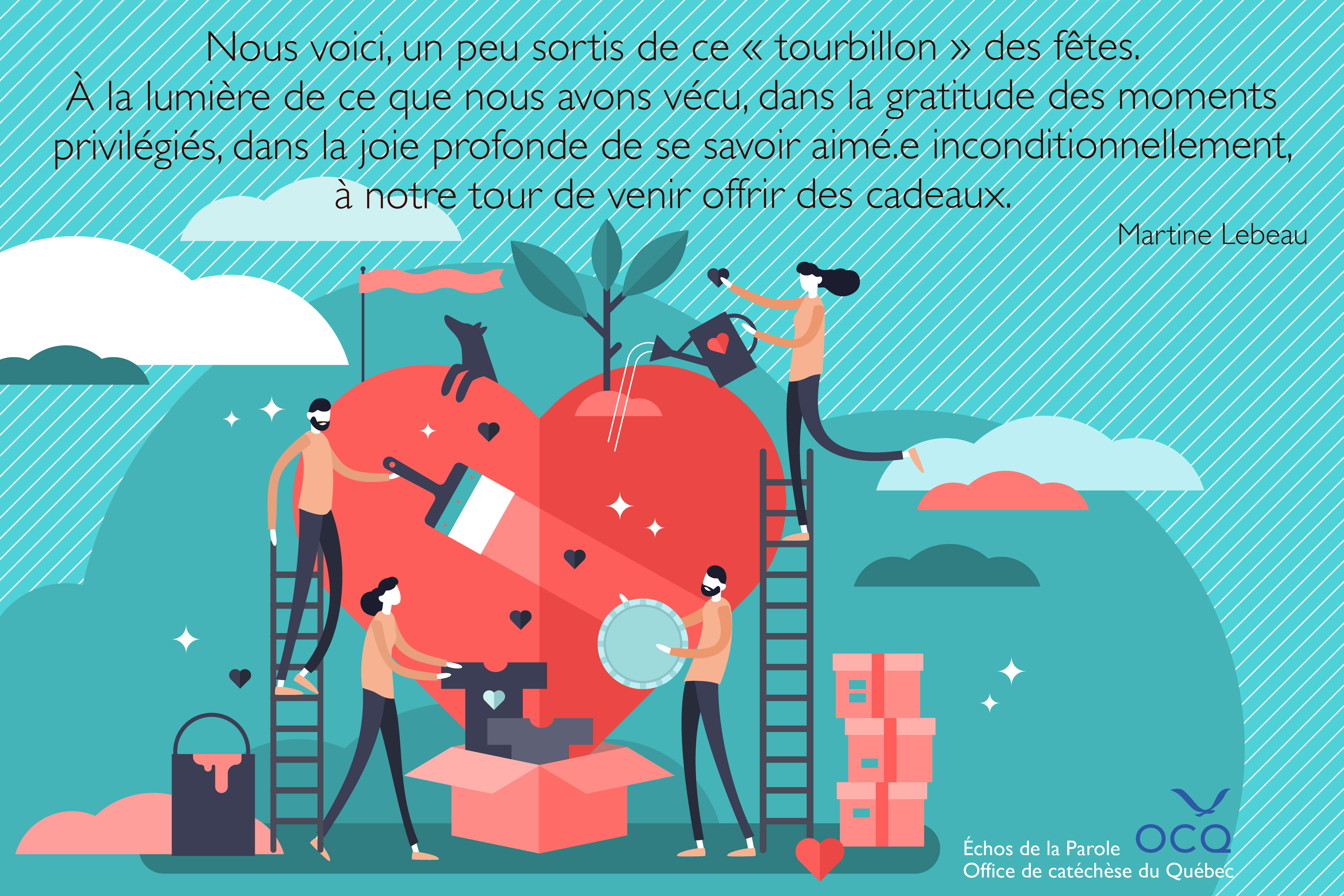 à notre tour de venir offrir des cadeaux. Ce petit enfant de la crèche, dans toute sa fragilité attendrissante, porte avec lui la royauté, la divinité, l’humanité. Que puis-je bien lui offrir pour reconnaitre ces titres ?